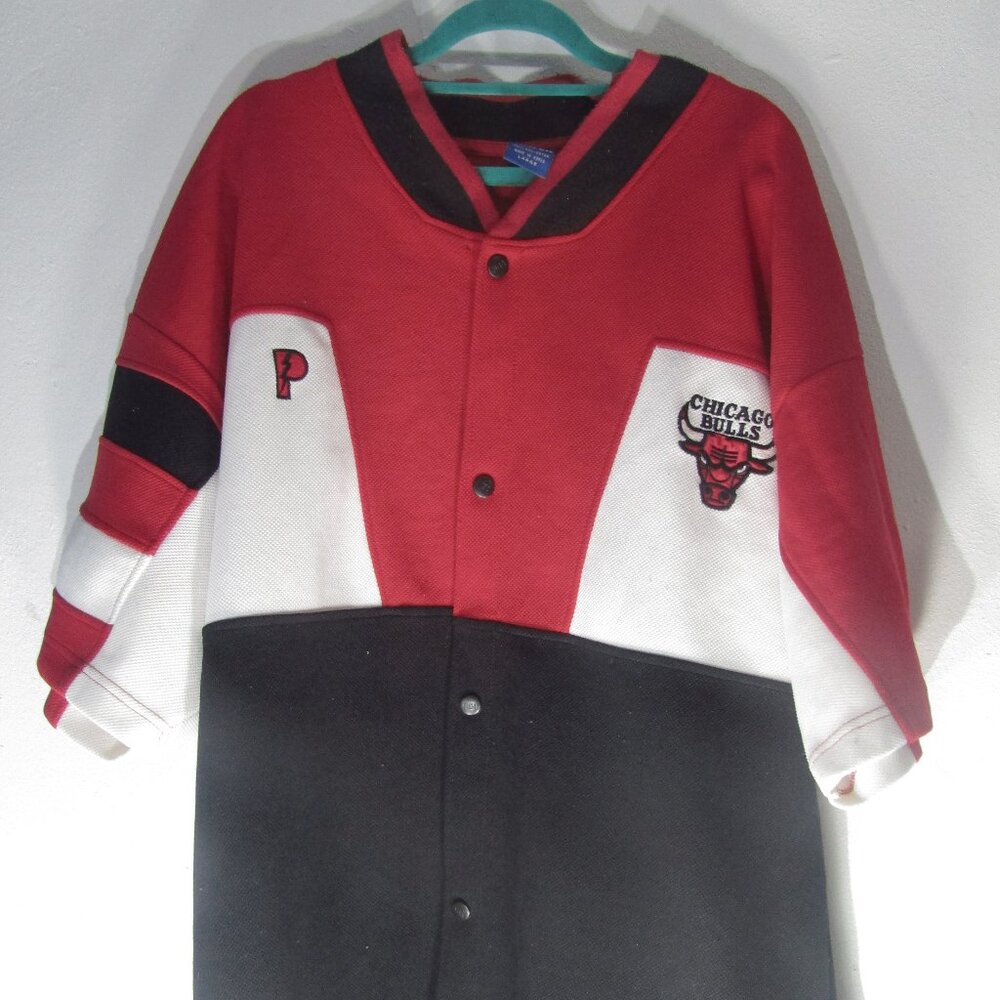 Vintage NBA Chicago Bulls Pro Player Warm Up Jersey Shirt Size L